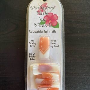 Designer Nails by Nuart Peach Press-On Nails